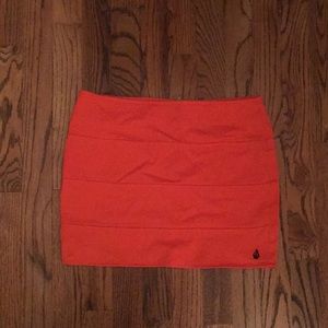 Volcom orange skirt